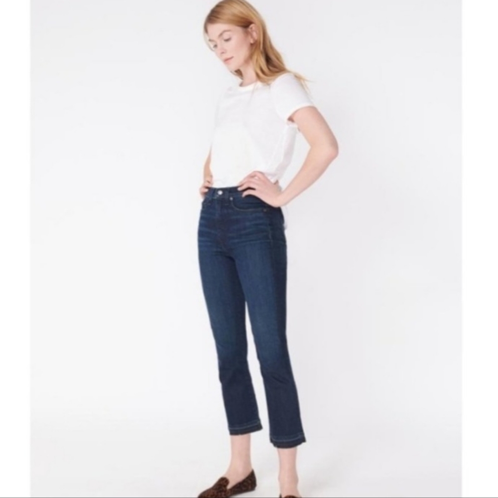 Veronica Beard Carly 11" Kick Flare Jeans Size 27 Ankle